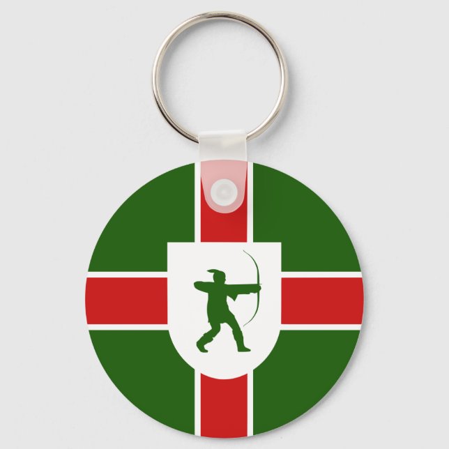 Porte-clés Flag of Nottinghamshire Keychain (Verso)