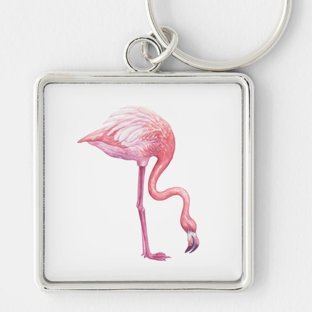 Porte-clés Flamant rose (Devant)