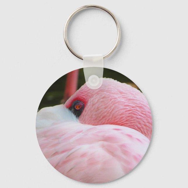 Porte-clés Flamant rose (Recto)