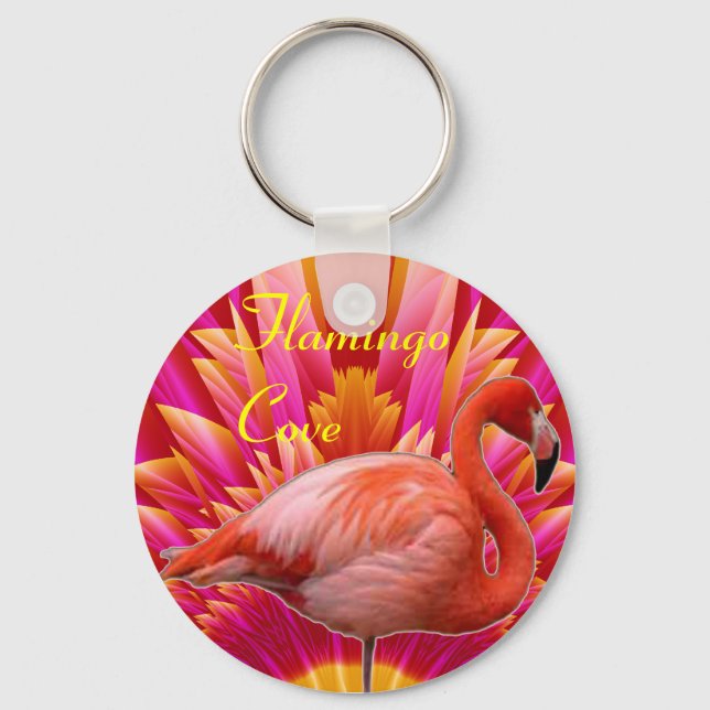 Porte-clés Flamant rose Cove Souvenir Porte - clé (Recto)