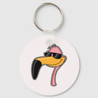 Porte-clés Flamant rose d'ajustement