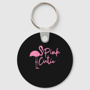Porte-clés Flamant rose rose mignon pour femmes Rose Cute