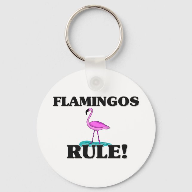 PORTE-CLÉS FLAMANTS ROSES ! (Recto)