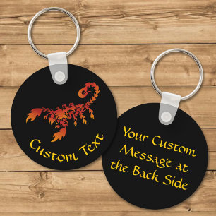 Porte-clés Flames Scorpion Porte - clé