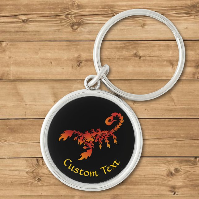 Porte-clés Flames Scorpion Porte - clé (Créateur téléchargé)