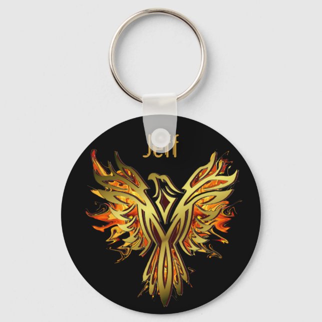 Porte-clés Flaming Phoenix Keychain (Recto)
