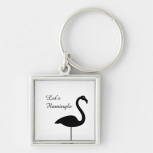 Porte-clés Flamingle Porte - clé Flamant rose blanc