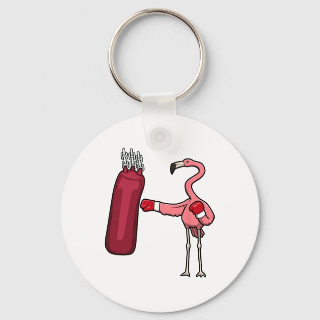 Porte-clés Flamingo Boxe Autodéfense Hob  (Recto)