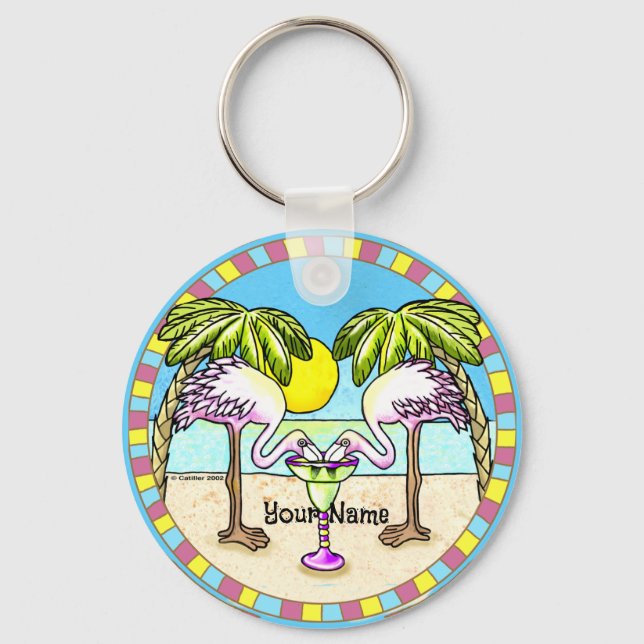 Porte-clés Flamingo Margarita  (Recto)