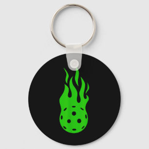 Porte-clés Flamme de Pickleball - Joueur de Pickleball Tennis