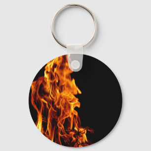 Porte-clés Flamme orange