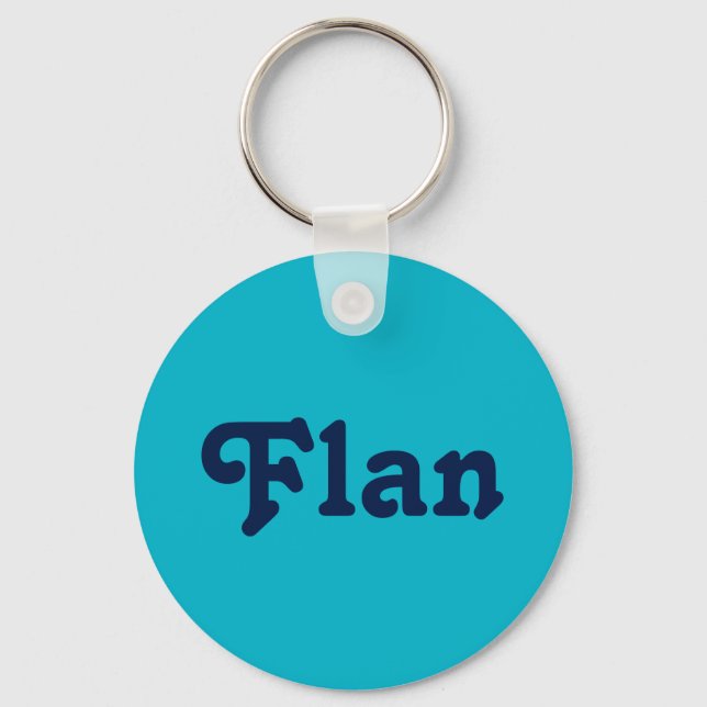 Porte-clés Flan porte - clé (Recto)
