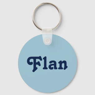 Porte-clés Flan porte - clé