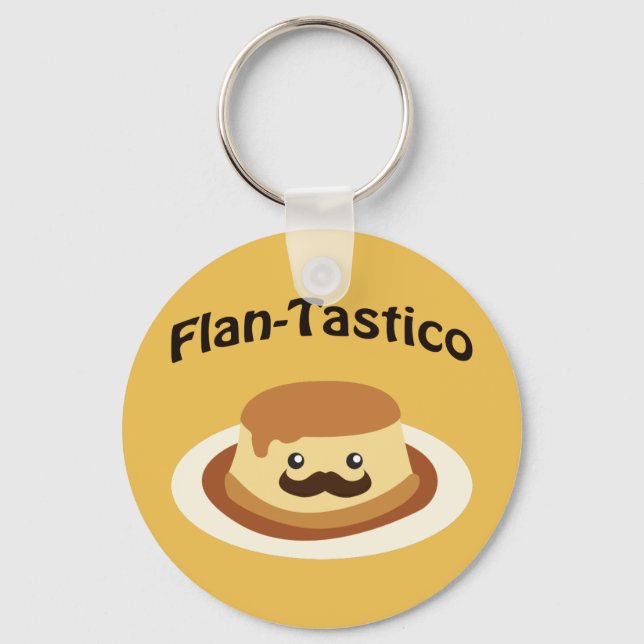 Porte-clés Flan-Tastico ! Flan mignon (Recto)