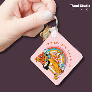 Porte-clés Flashback des années 80 Vintage Retro Anniversaire