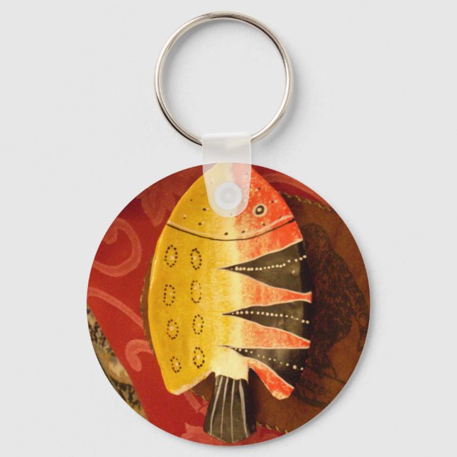 Porte-clés flat yellow and red fish with black stripes.jpg (Recto)