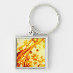 Porte-clés Flèches de Noël dorées