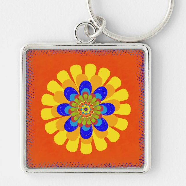 Porte-clés Fleur (Devant)
