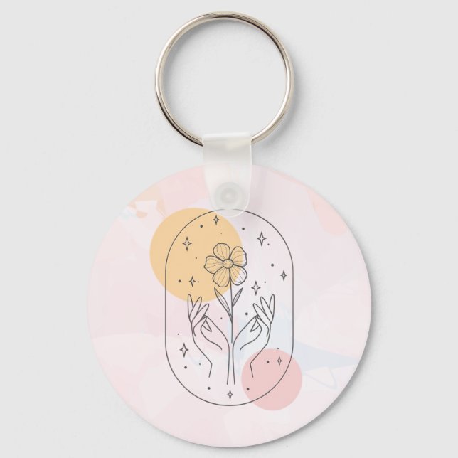 Porte-clés Fleur (Recto)