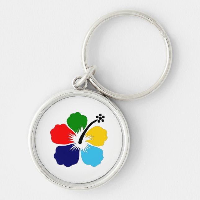 Porte-clés Fleur  (Devant)