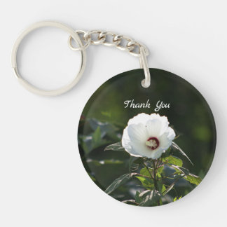 Porte-clés Fleur Blanche