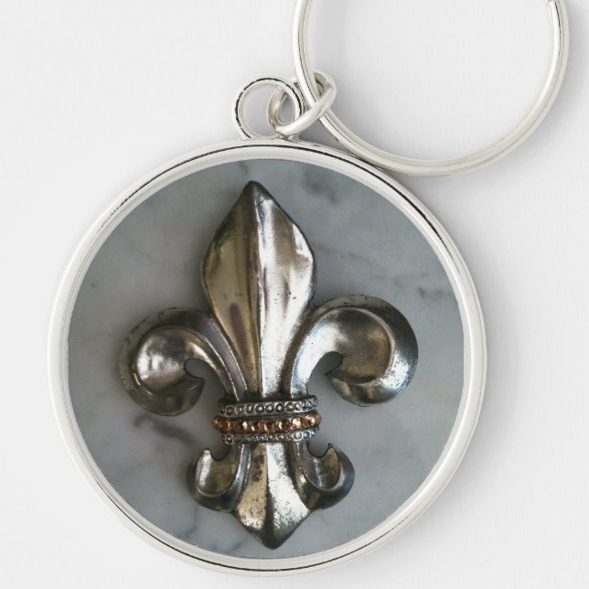 Porte-clés Fleur classique de lis Keychain (Devant)