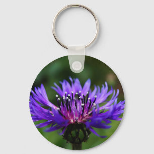 Porte-clés Fleur de Bleuet Fleurs de Bleuet Paix Amour Destin
