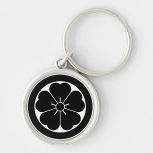 Porte-clés Fleur de cerisier en cercle