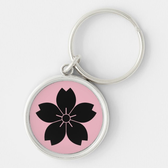 Porte-clés Fleur de cerisier sauvage (Devant)