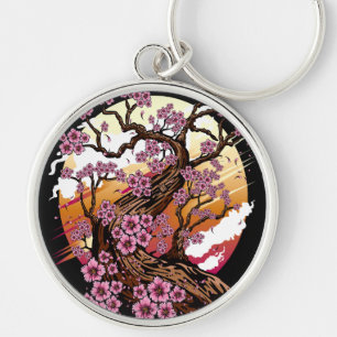 Porte-clés Fleur de cerisier sauvage