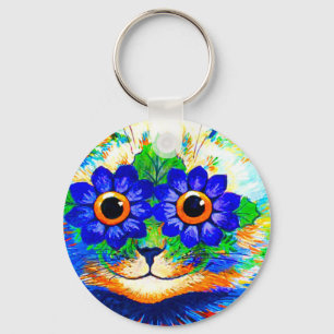 Porte-clés Fleur de chat