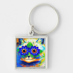Porte-clés Fleur de chat