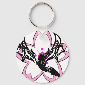 Porte-clés Fleur de dragon Fleur de cerisier