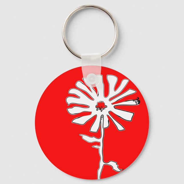 Porte-clés fleur de gigogne (Recto)