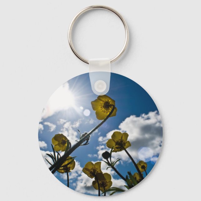 PORTE-CLÉS FLEUR DE JARDIN (Recto)