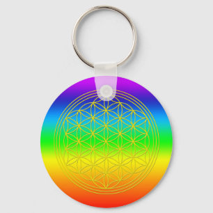 Porte-clés Fleur de la vie chakra 2