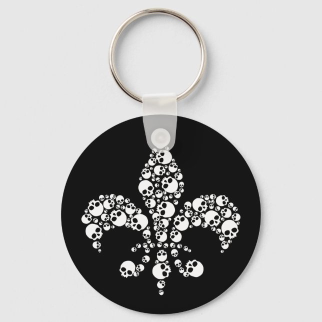 Porte-clés Fleur de Lis (Recto)