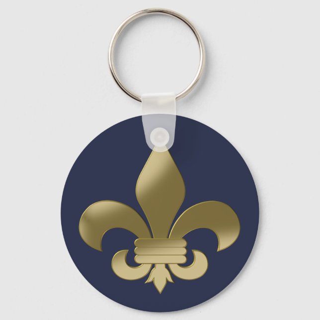 Porte-clés Fleur de Lis (Recto)
