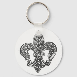 Porte-clés Fleur de Lis