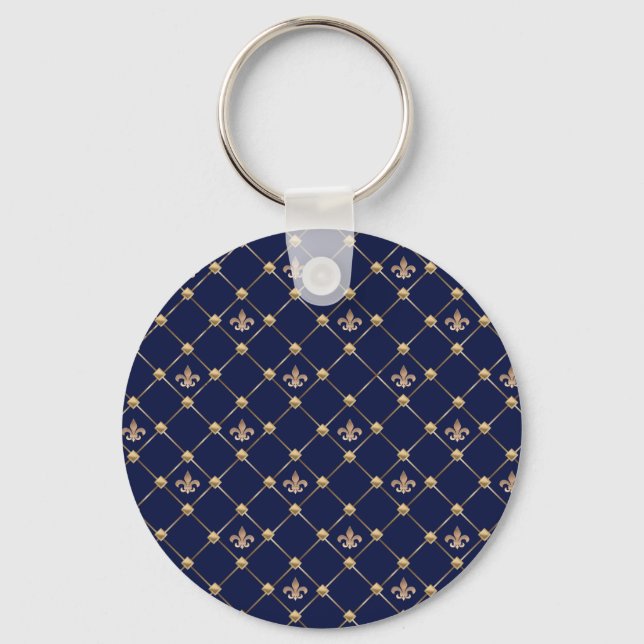 Porte-clés Fleur de Lis (Recto)