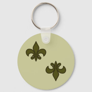 Porte-clés Fleur de Lis Keychain
