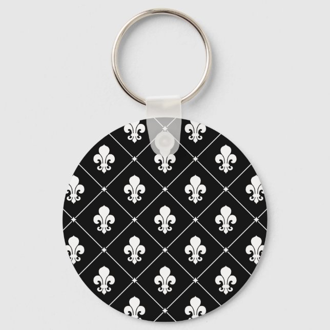 Porte-clés Fleur De Lis Pattern (Recto)