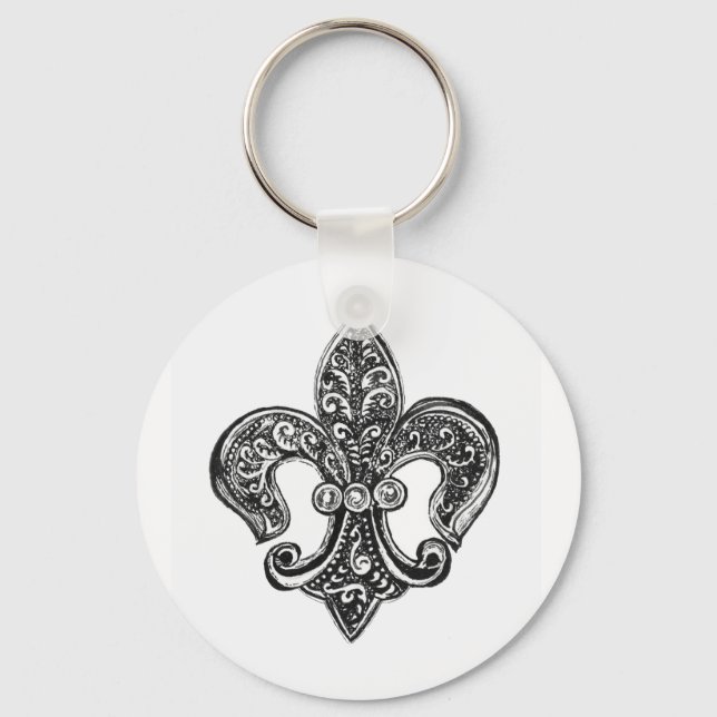 Porte-clés Fleur de Lis Porte - clé (Recto)