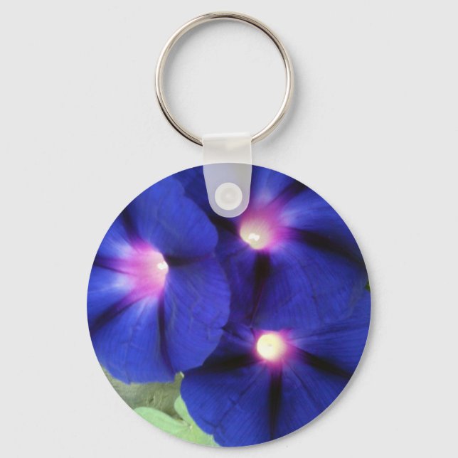 Porte-clés Fleur de Liseron Pourpre (Recto)