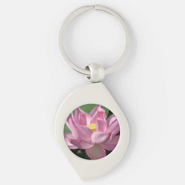 Porte-clés Fleur de lotus rose IV (Devant)