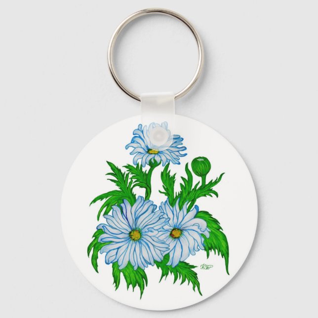 Porte-clés Fleur de marguerite (Recto)