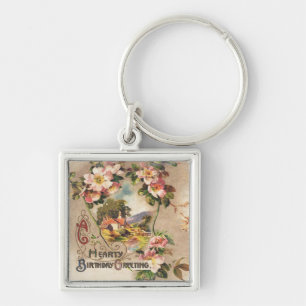 Porte-clés Fleur de naissance victorienne de l'époque 1800
