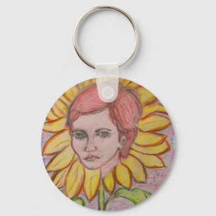 Porte-clés Fleur de soleil