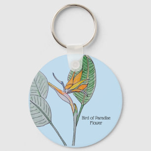 Porte-clés Fleur d'oiseau de paradis