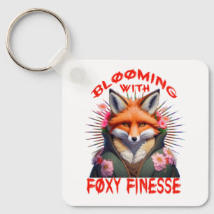 Porte-clés Fleur Fox Mode esthétique
